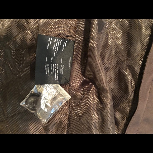 *NWOT* Marc New York Brown Trenchcoat - Picture 7 of 8